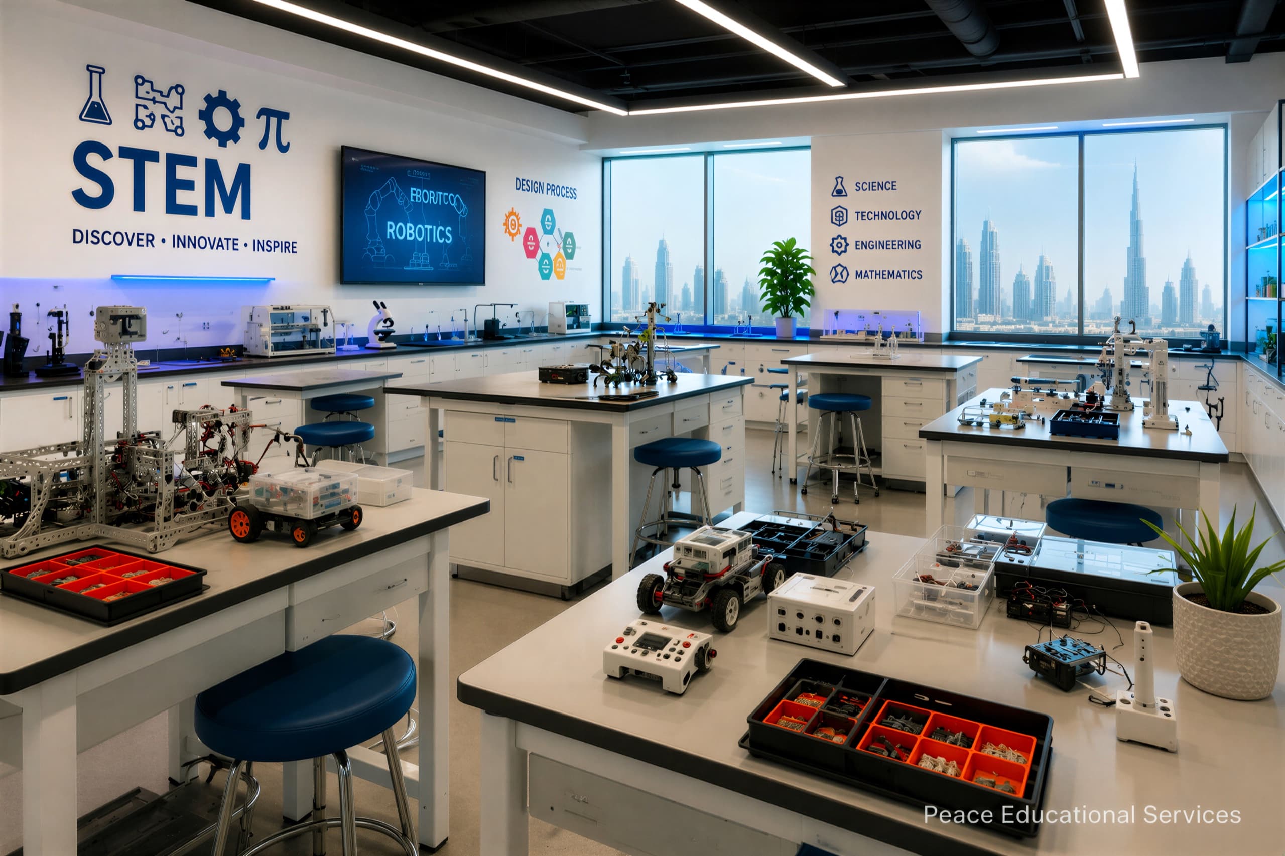 A laboratory specified so that the experiment ends in data rather than in a queue